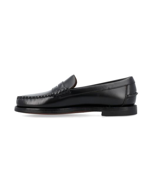 Sebago Black Flache Schuhe schwarz