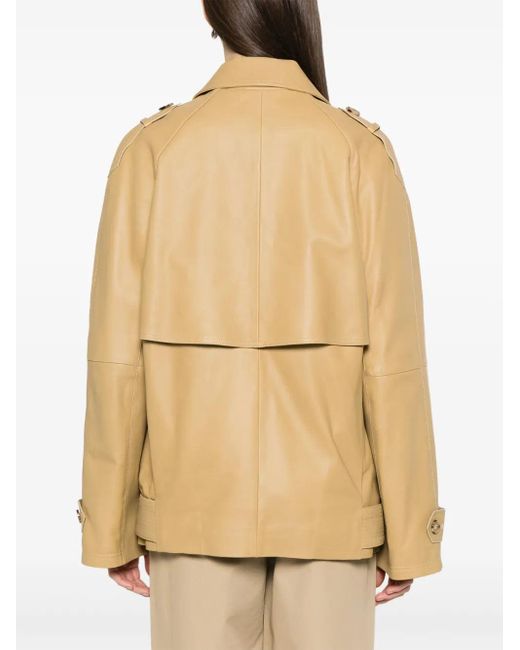 Totême  Natural Lederjacke