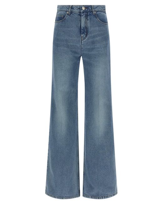 AMI Blue Flared Leg Jeans