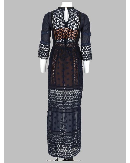 NJ COUTURE Blue Abito