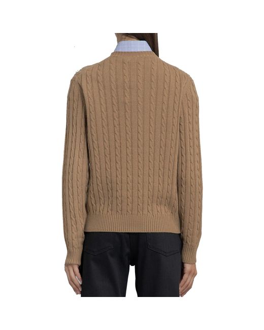 Prada Brown Cashmere Sweater