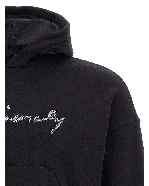 Sudadera con capucha cortada de Givenchy de color Blue