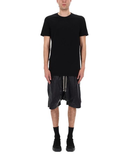 Rick Owens Black T-Shirt "Level T"
