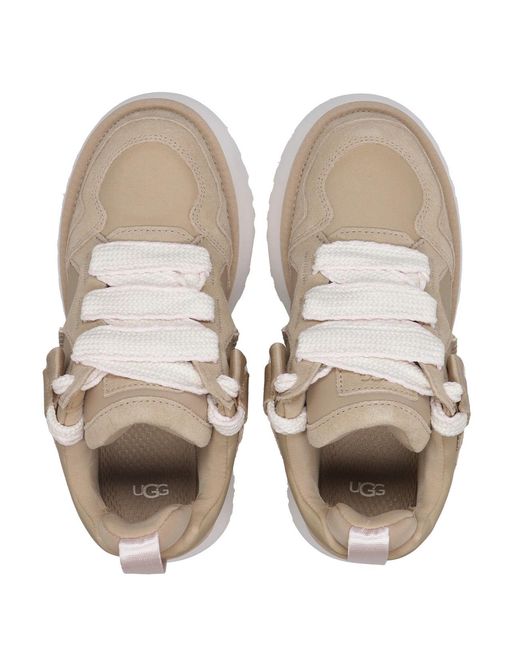 Ugg Natural Flache Schuhe Beige