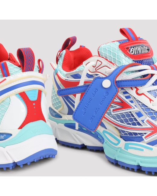 Off-White c/o Virgil Abloh Blue M-Be Right Back Net Sneakers