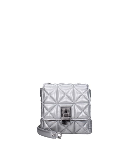 John Richmond Gray Crossbody Bag Polyurethane