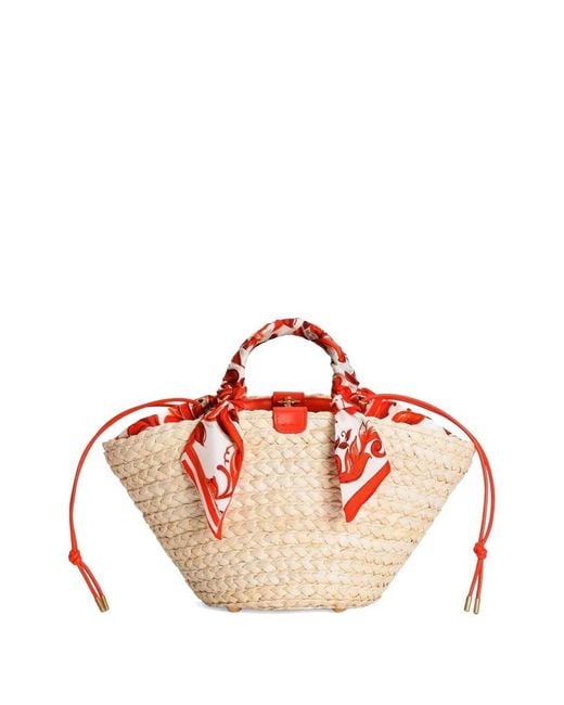 Dolce & Gabbana Red Dolce & Gabbana Kendra Coffa Bag With Print