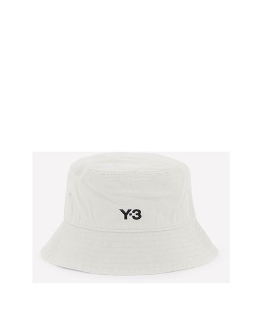 Y-3 Twill Eimer Hut in White für Herren