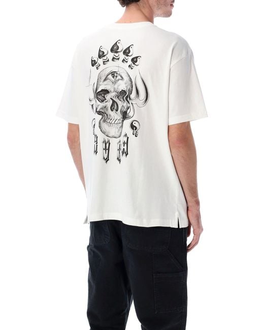 RVCA White All Seeing T-Shirt for men