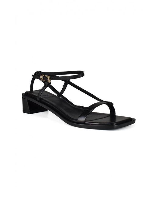 ANEST COLLECTIVE Black Linea Sandals