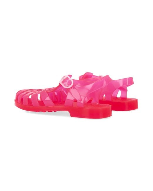 Méduse Pink Flat Shoes