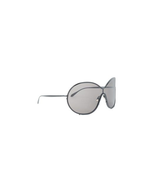 Alaïa Metallic Round Metal 93 Sunglasses