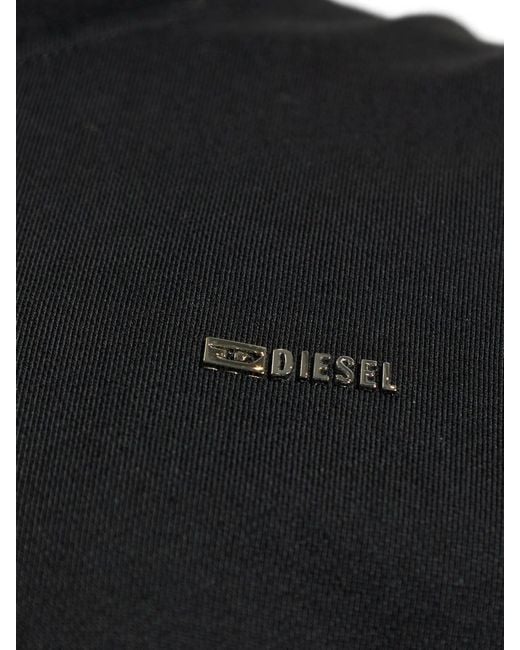 DIESEL Black Zip-Up Sweatshirt for men