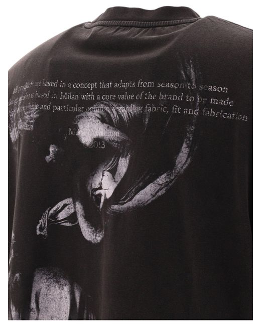 Off-White c/o Virgil Abloh "St. Matthew" T -Shirt in Black für Herren