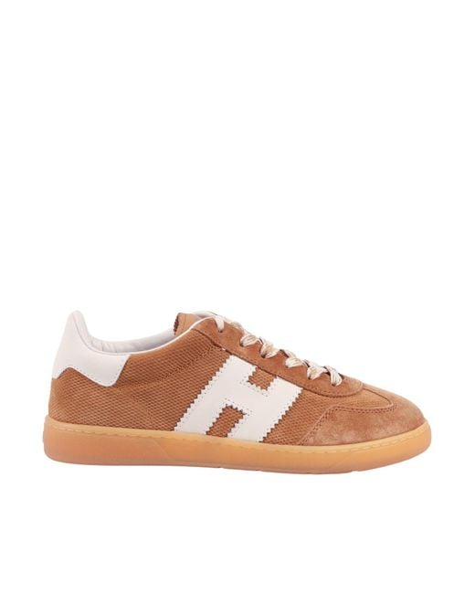 Hogan Brown Cool H Sneakers