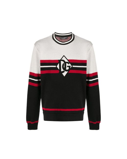 Suéter de logotipo de Dolce & Gabbana de hombre de color Multicolor