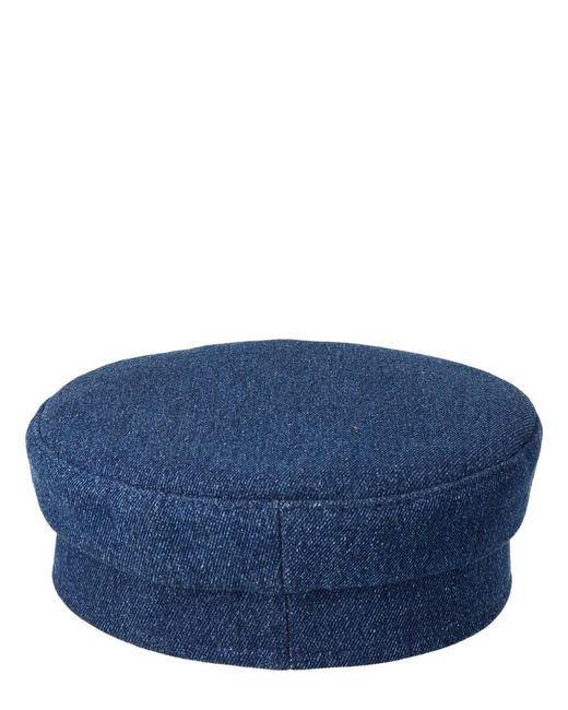 Ruslan Baginskiy Blue Solid Bakerboy Hat