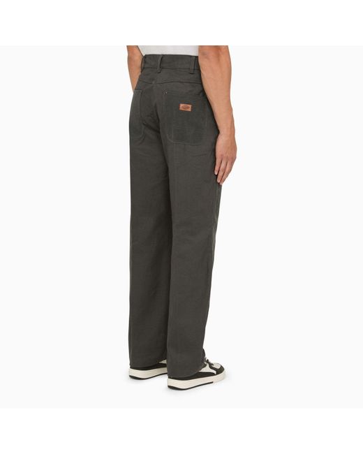 Dickies Gray Charcoal Regular Trousers for men