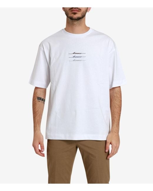 Herno White T Shirts And Polos