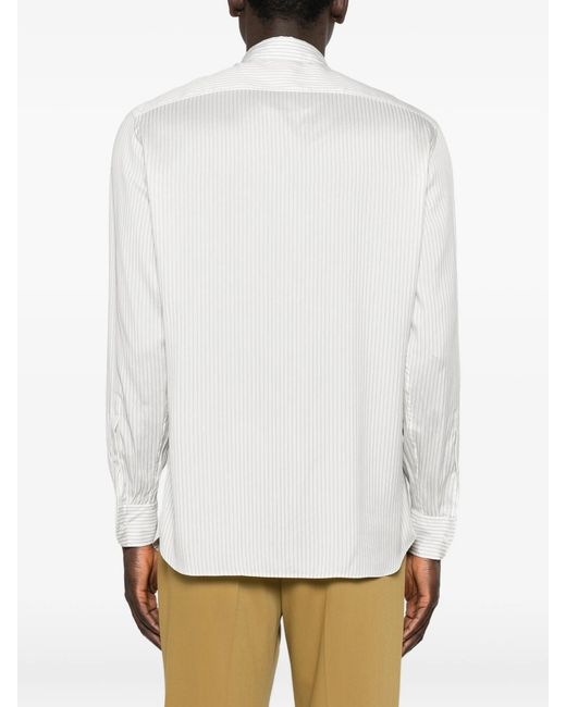 Lardini Camicia Uomo Ricerca in het White