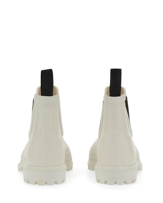 Superga White Rubber Boot