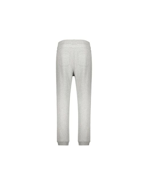 Balmain Gray Logo Jogging Pants for men