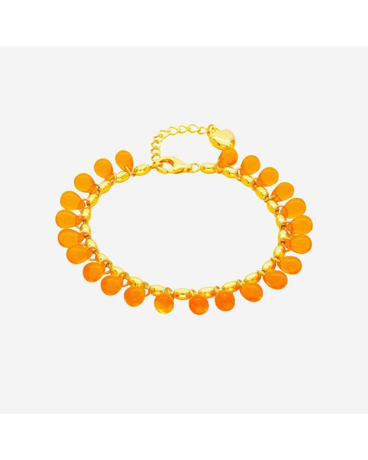 Annele Metallic Aperol Spritz Y Bracelet