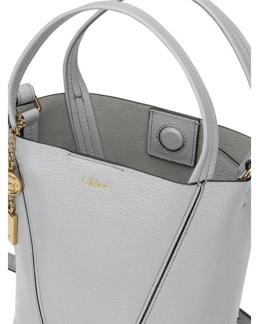 Chloé Gray "Spin" Small Handbag