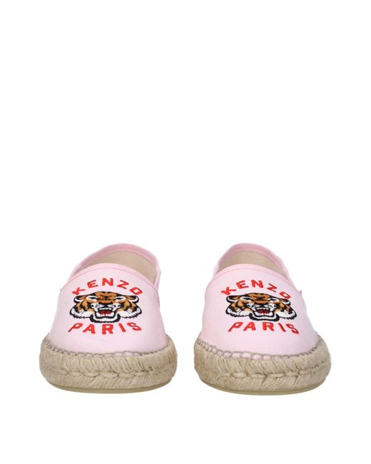 KENZO Pink Fabric Espadrille