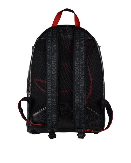 Christian Louboutin Black Backparis Backpack for men