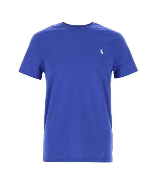 Polo Ralph Lauren Blue Electric Cotton T Shirt