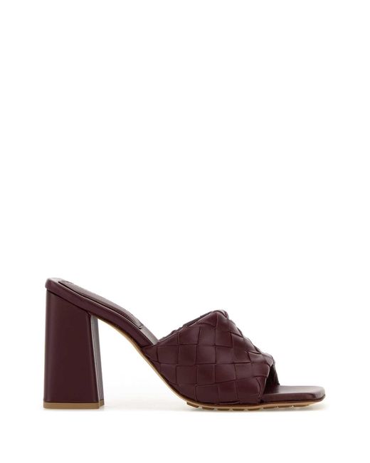 Bottega Veneta Brown Slip On Heels