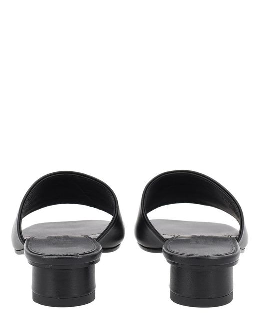 MM6 by Maison Margiela White Sandal With Logo