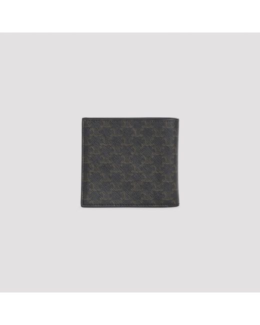 Cartera plegable Céline de color Gray