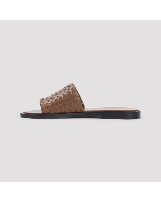 Bottega Veneta Brown Elio Mule Sandals for men