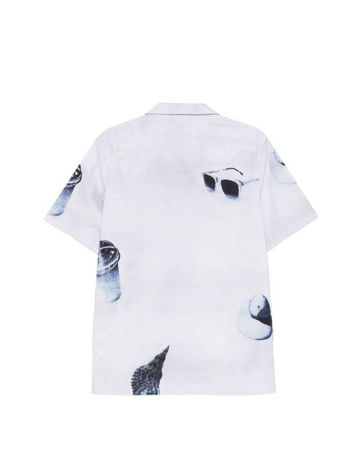 Paul Smith White Short Sleeves Casual Fit Shirt