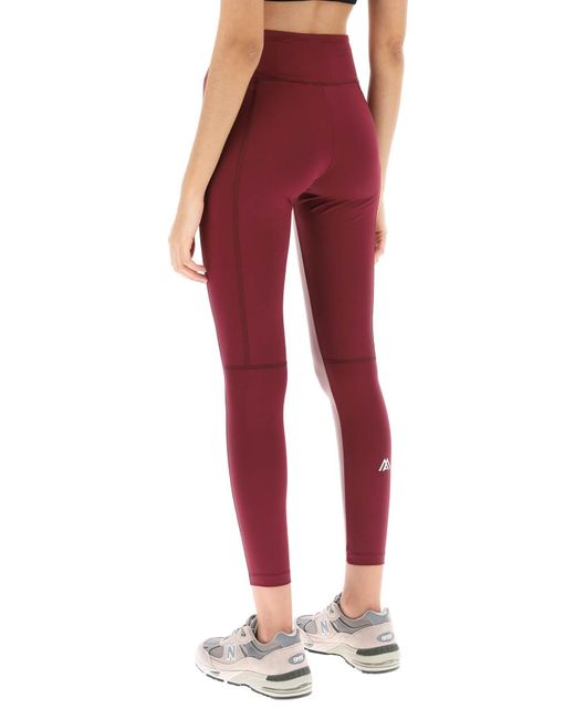 The North Face Sporty Leggings in het Red