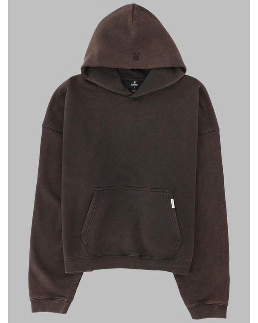 Represent Black Oversized Pullover Hoodie