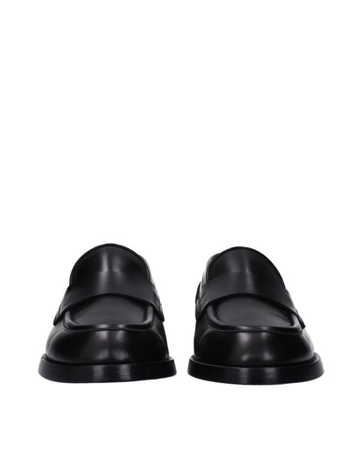 Dolce & Gabbana Black Dolce&Gabbana Mocassini Uomo Pelle Nero