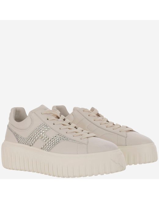 Hogan Gray H -Streifen -Sneaker