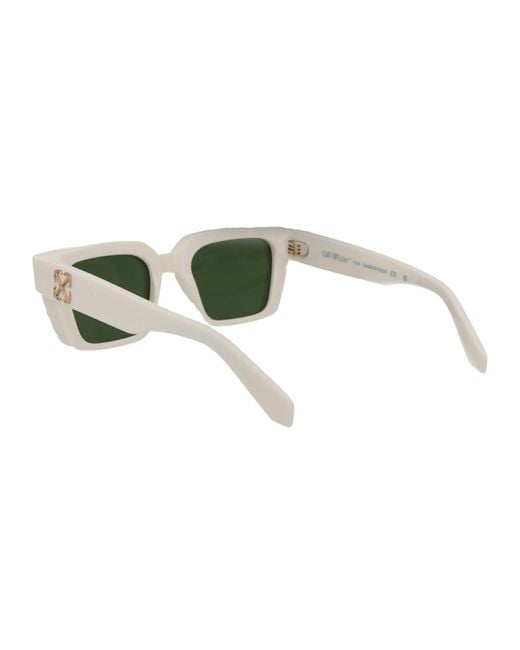 Off-White c/o Virgil Abloh Green Sunglasses