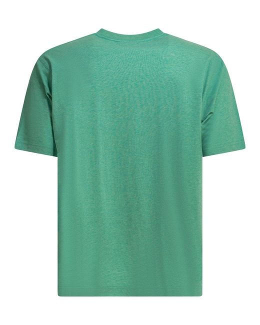 Beams Plus Green Grandelle Cotton Crew-Neck T-Shirt