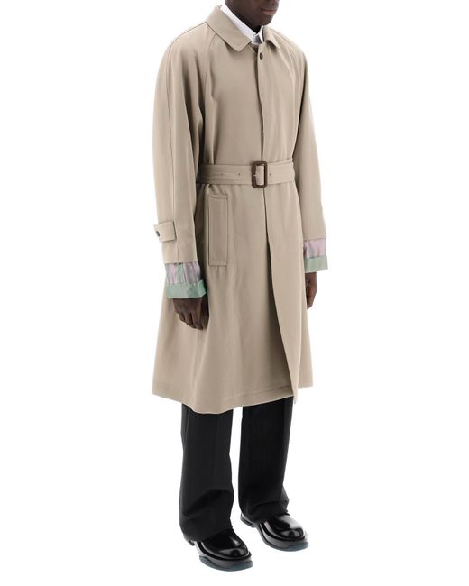 Maison Margiela Natural "Trench Coat With Discreet for men