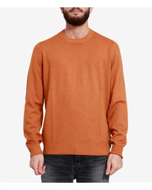 Gran Sasso Orange Sweaters for men