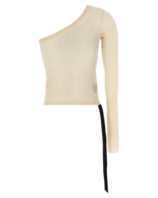 Rick Owens White 'Ziggy' Top