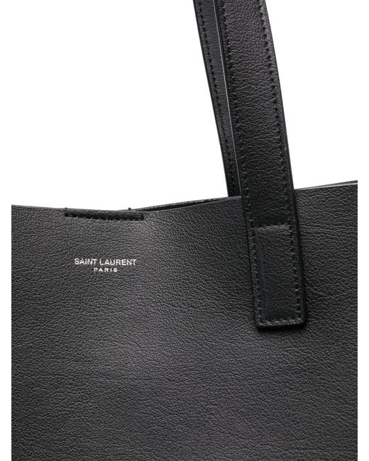 Saint Laurent Black Ysl Bv Bold Shopp Muflone Sfod