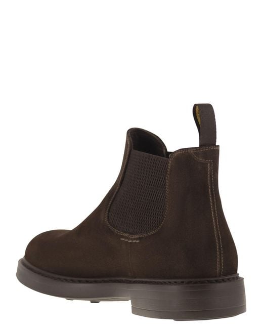 Doucal 's Bota de ante Chelsea Doucal's de hombre de color Brown