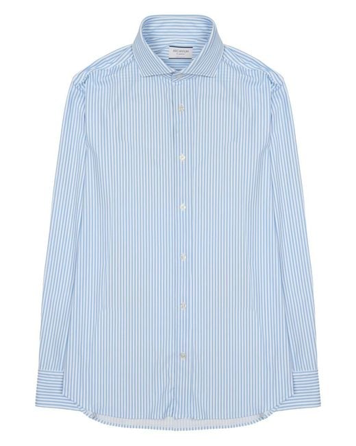 ARCHIVIUM BE UPDATED Blue Striped Shirt