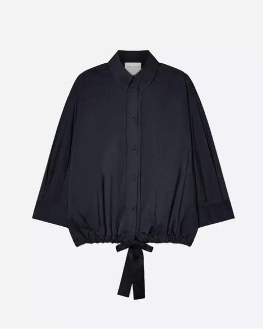 Forte_forte Blue Half Sleeve Poplin Shirt