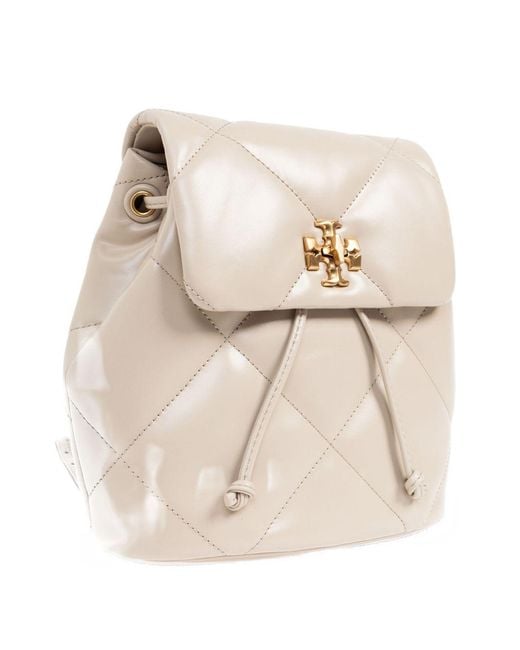Tory Burch Natural Kira Backpacks & Travels White